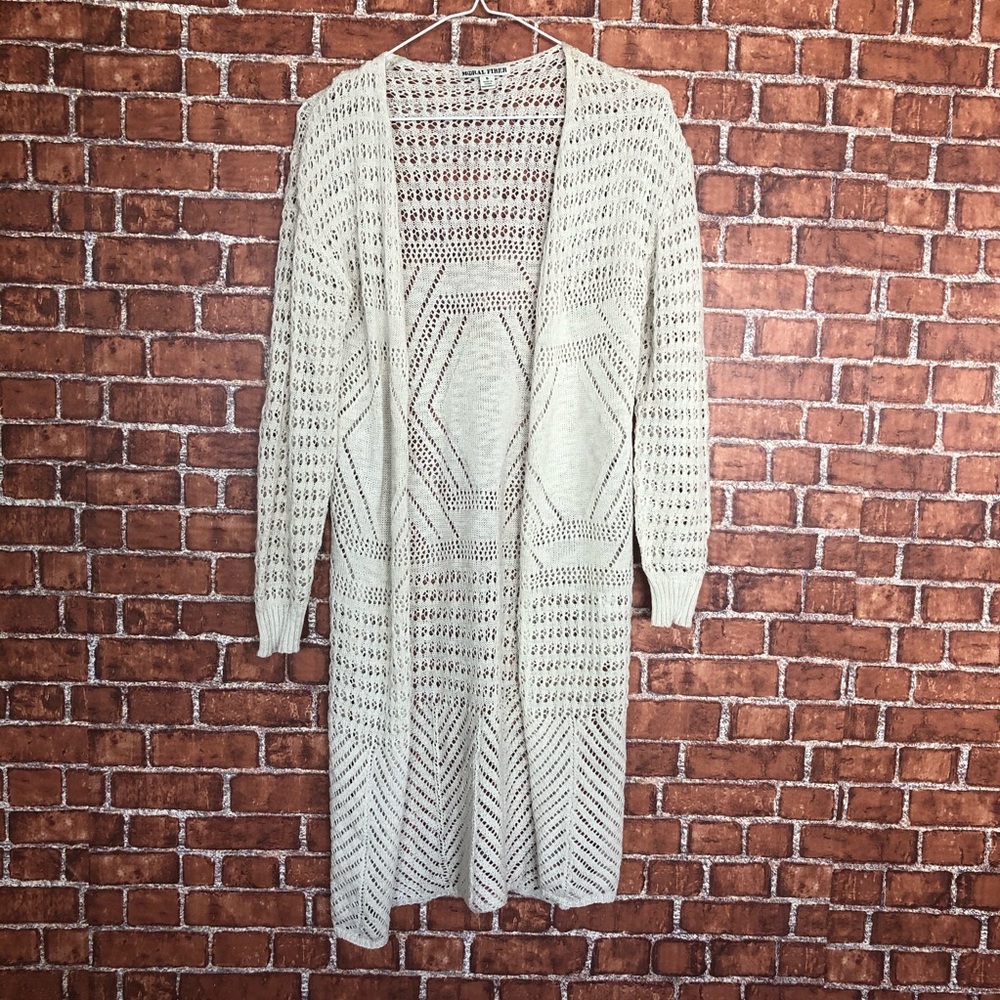💢SOLD💢 Cream knit cardigan